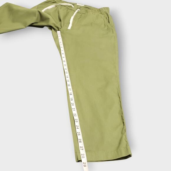 Pact Womens Organic Cotton Daily Twill Pant Olive Green Sz Med Casual Minimalist - Picture 12 of 13